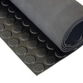 3mm 4mm 5mm Sbr Scr Cr Black Anti-slip Shark Skin Embossed Neoprene Rubber Sheet Fabric Customised Rubber Sheet Rolls