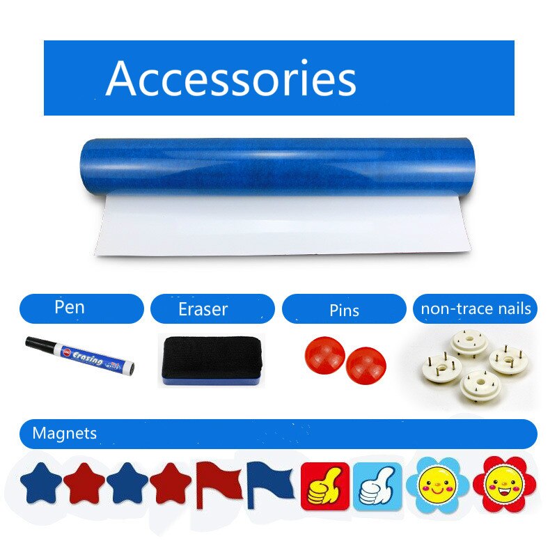 Whiteboard Magnetic Dry Erase Board 90x120cm Office