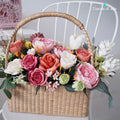 Artificial Flower Rose Silk Bouquet Wedding Decoration