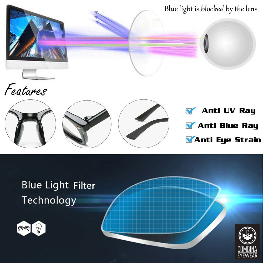 Blue Light Blocking Glasses Computer Screen Protection