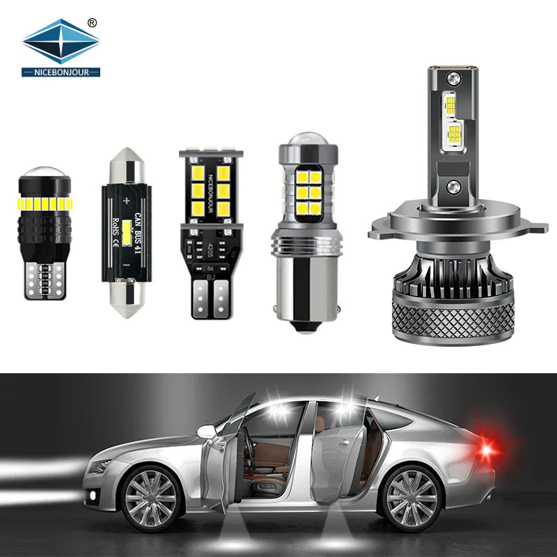 Car LED Headlight Bulb H7 H11 9005 6000K Auto Lamp