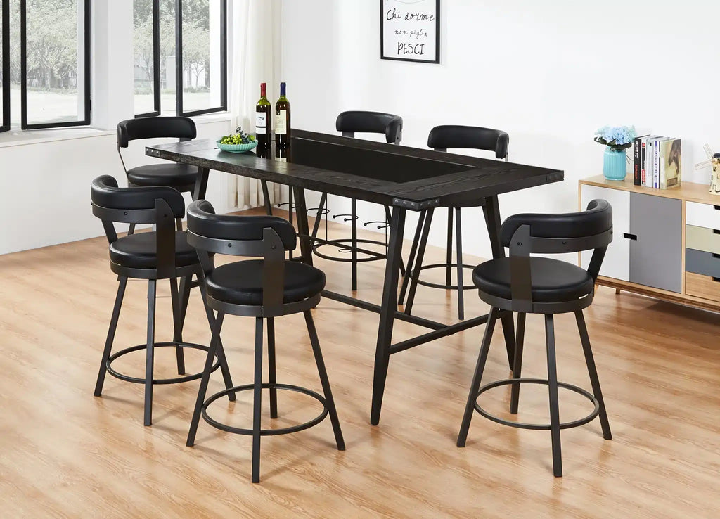 Dining Table Set 6 Seater Restaurant Modern Wooden