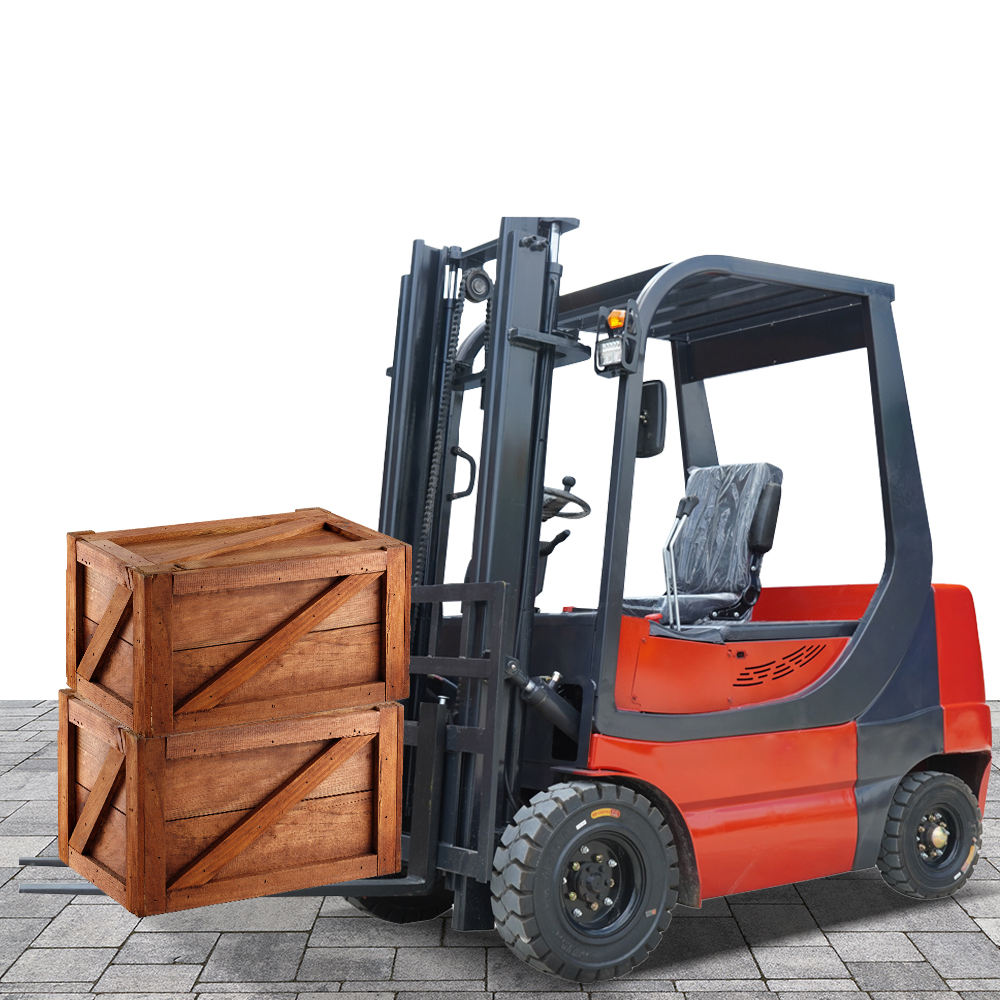 Electric High-power AC Motor 1.5 Tons Industrial Forklift Automatic Pallet Truck Power Lift Stacker Crane Electric Forklift