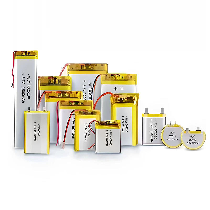 Factory Wholesale Battery 3.7v 300mAh 400mAh 500mAh 600mAh 700mAh 800mAh 900mAh 1000mAh Lithium Polymer Li Ion Battery