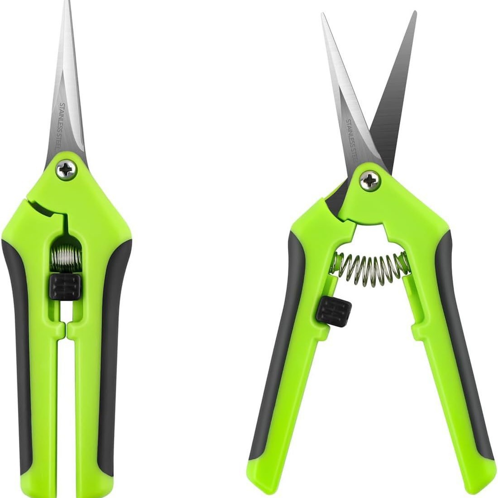 Garden Tools Pruning Shears With Stainless Steel Blade Trimmer Straight for Plants Fruit Grape Picking