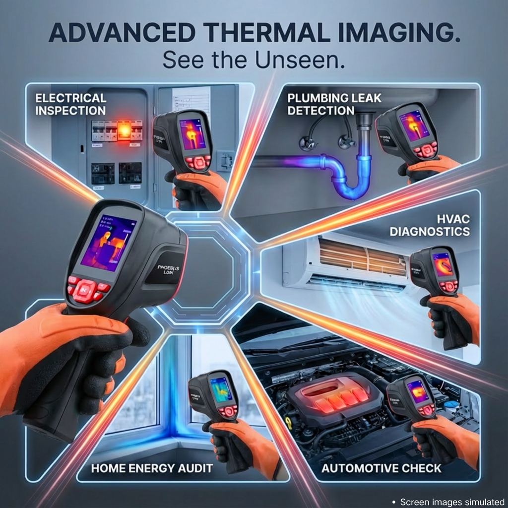 Thermal Imaging Camera Infrared Thermometer Industrial