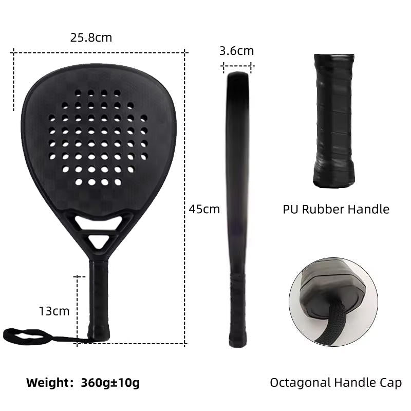 Carbon Best Quality Professional Paddle Ball Raquetas Outdoor Sport Beach Tennis Tennis Racket