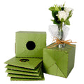 High-Quality Recyclable Corrugated Flower Box for Bouquet Storage Secure Delivery Pop-Up Folding Florist Vase