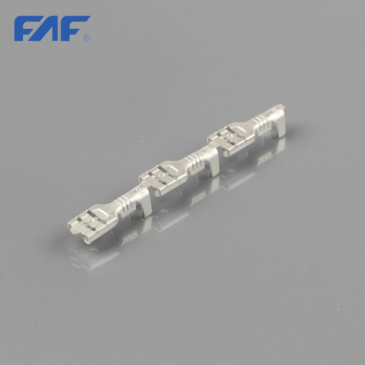 High Quality ODM OEM Brass 4.8 Straight Shape-A Terminals Connector Tab-On Terminal