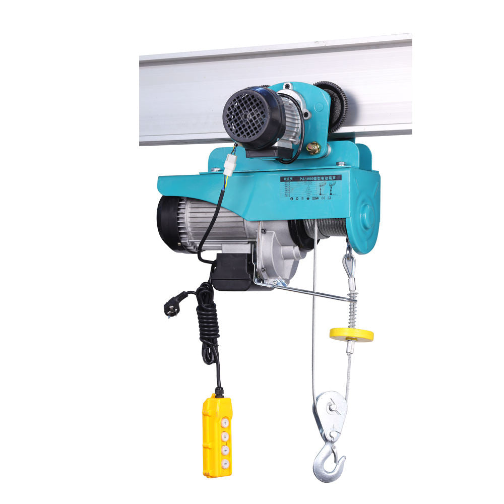 Hot Sale Electric Hoist 1t Small Household Grain Lifting Machine Wireless Remote Control Gantry Lifting Crane Cable Retail Mine
