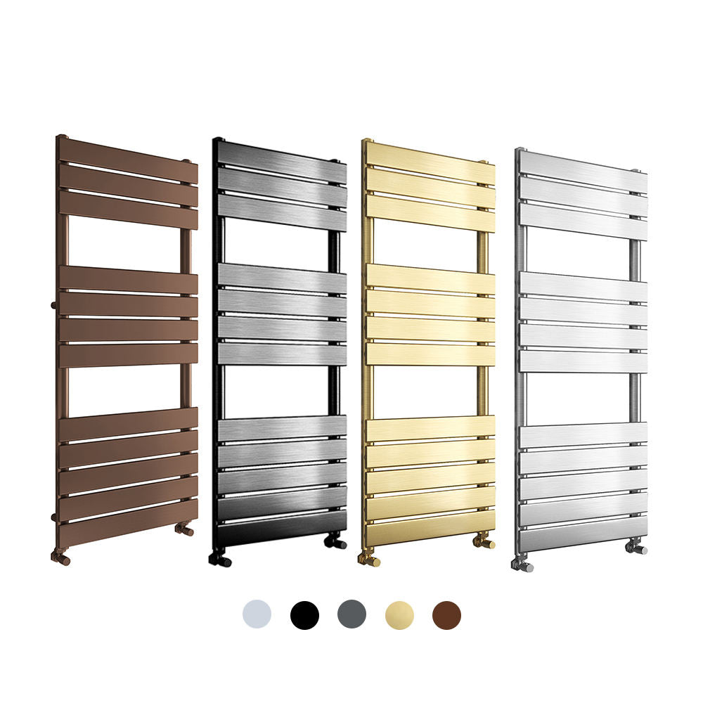 Hot Selling SUN-D2 Brushed Brass New Finishes Heated Towel Warmer Bathroom Towel Radiators
