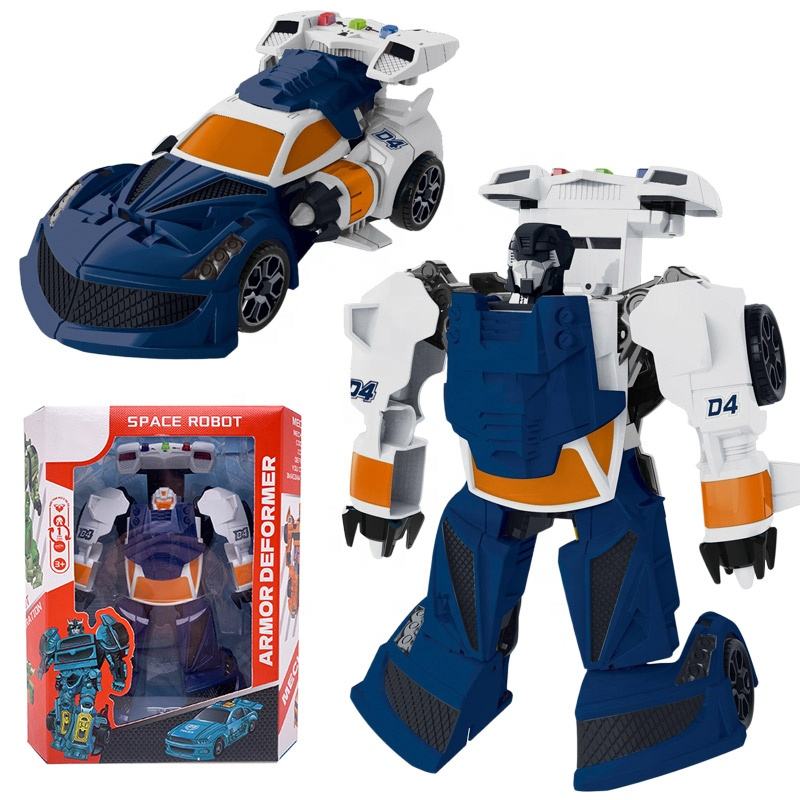 LEZA BABY Children's Educational Transformation Robot Transformation and Assembly Robot Toy Car Assembly and Transformation Toy