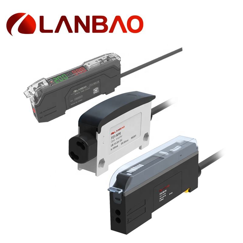 Lanbao Optical Fiber Amplifier Position Photoelectric Digital Fiber Optic Sensor