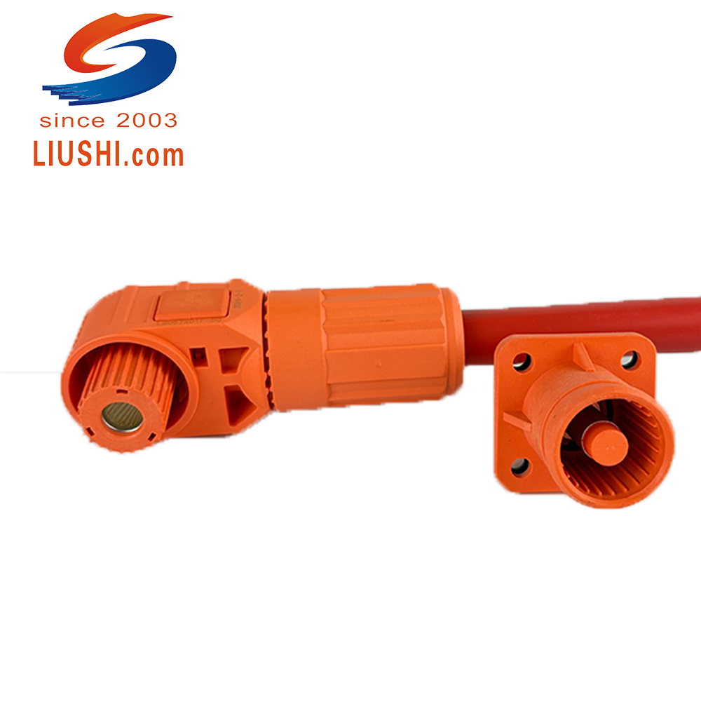 Liushi LS200A High-Current Copper Core Nylon Waterproof High Voltage Battery Terminal Power Connector Energy Storage Wiring
