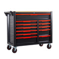 Mechanic Tool Cart Cabinet with 416-Piece Hand Tool Set Hard Case 12 Drawers OEM Customizable Rolling Storage