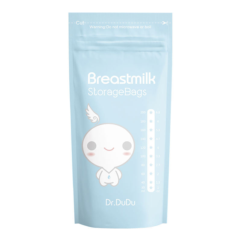 Custom Printed Plastic Stand up Packaging Reusable Pet/Pe BPA Free Breast Milk Storage Bags