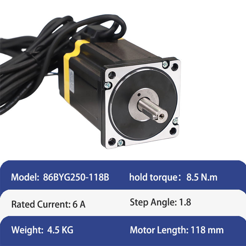 NEMA34 Hybrid Servo Step Motor 8.5 N.m High Torque 86X118mm Closed Loop Stepper Motor for Sewing Machine