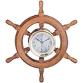 Nautical Ship Wheel Steering Wall Decoration Wood Craft Engraved Natural Polished Finish Indoor Metal Boat Wheel Top Selling