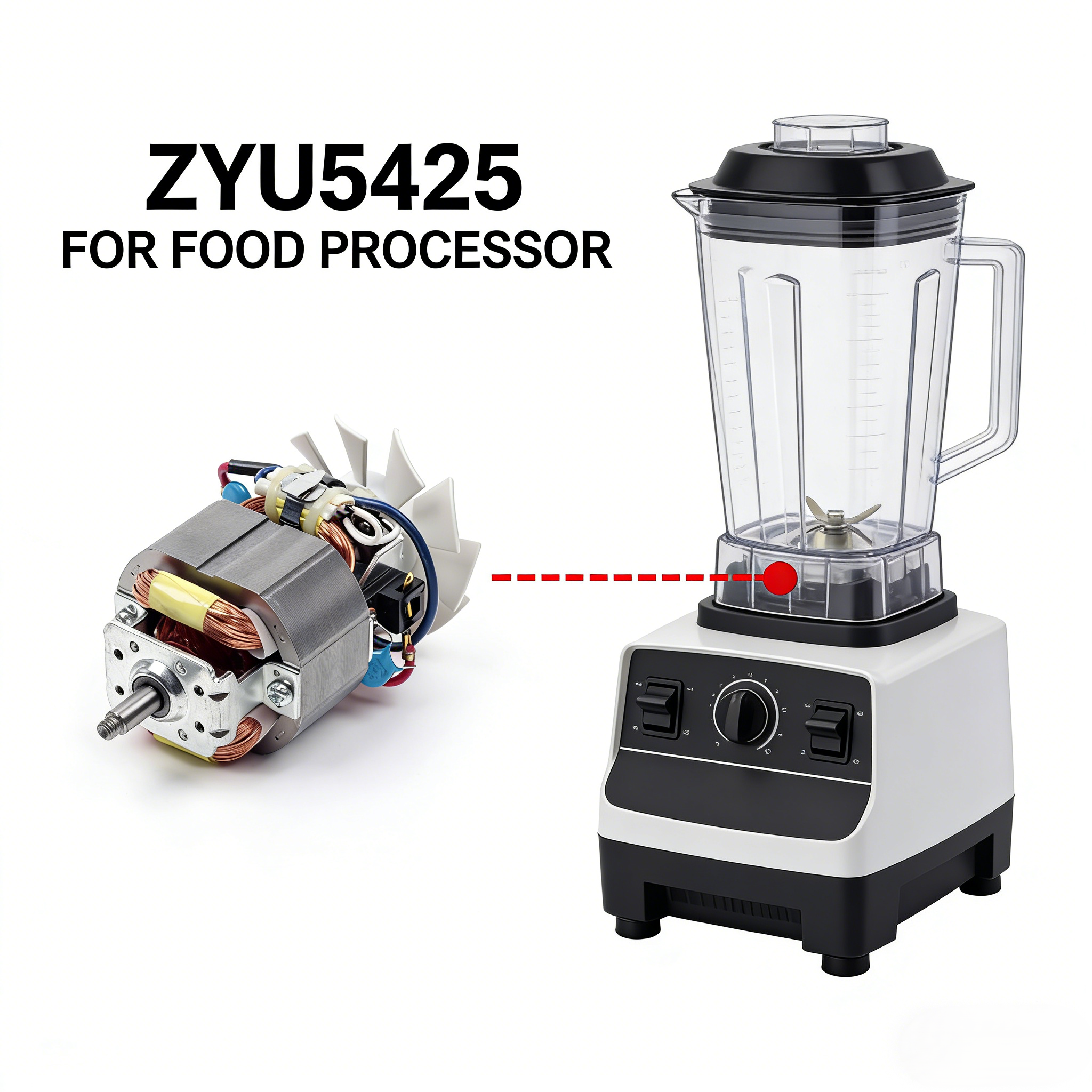 Universal Electric Motor Model ZYU5425 Single-Phase 220V for Handheld Blenders Home Appliance Food Processor Factory Direct Sale