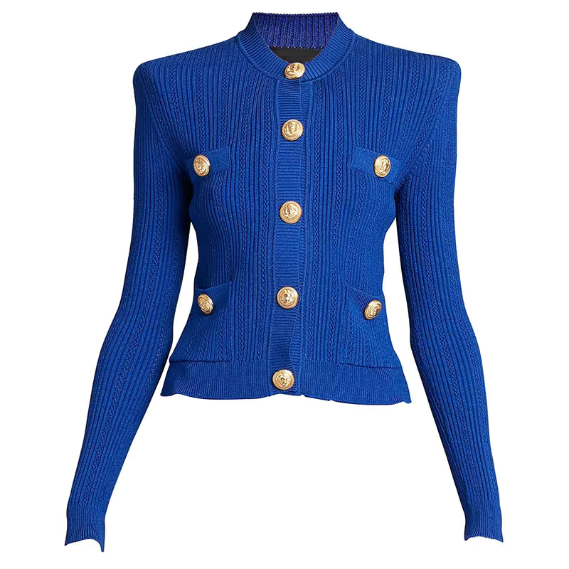 Women's Casual Solid Cardigan Skirt Set