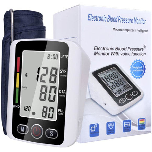 Blood Pressure Monitor Digital Automatic Arm Cuff