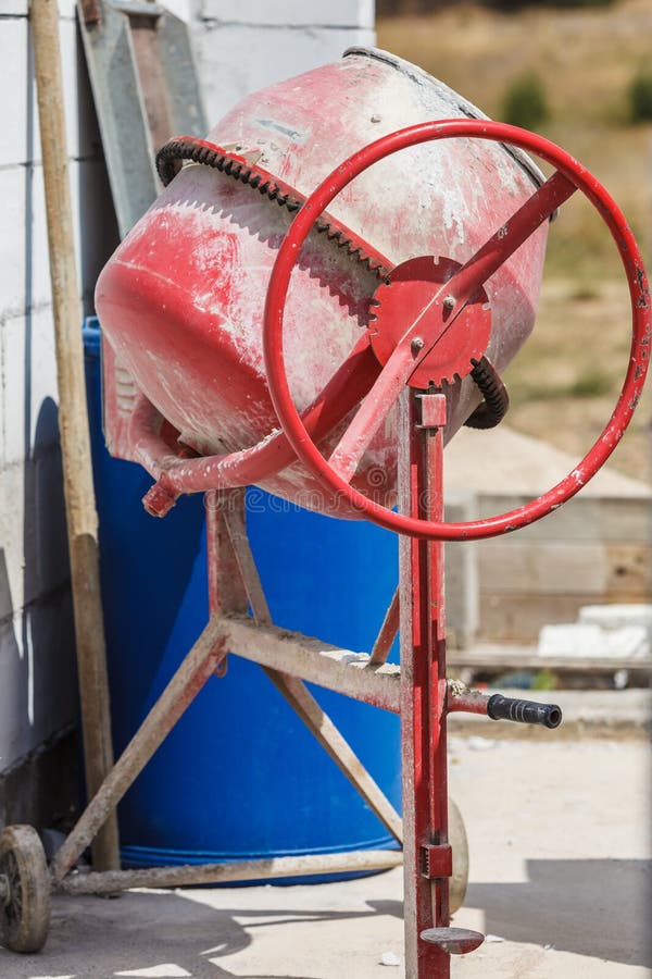 Concrete Mixer Machine 350L Drum Electric Portable