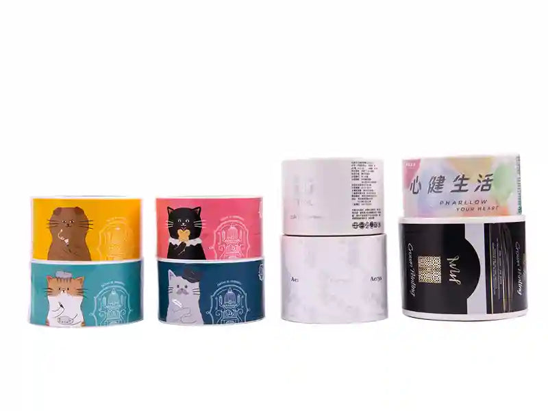 Label Sticker Printing Custom Adhesive Vinyl Roll
