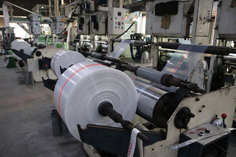 Plastic Ziplock Bag Resealable Food Packaging Stand